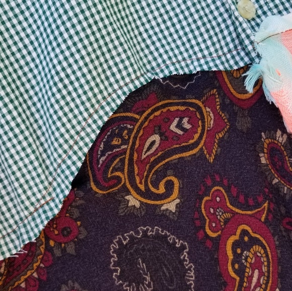 ArtWear Kimono Upcycled Shirt Dress - Picture 4 of 8